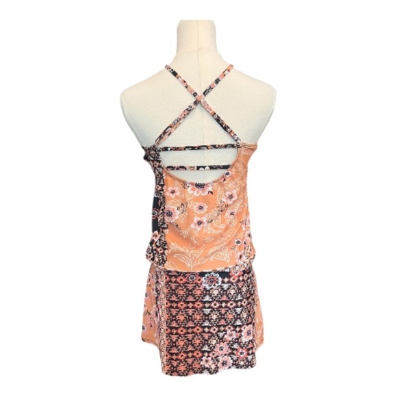 π EUC Womenβs Multi Color Floral Paisley Tankini Set | Size XL - Picture 3 of 8